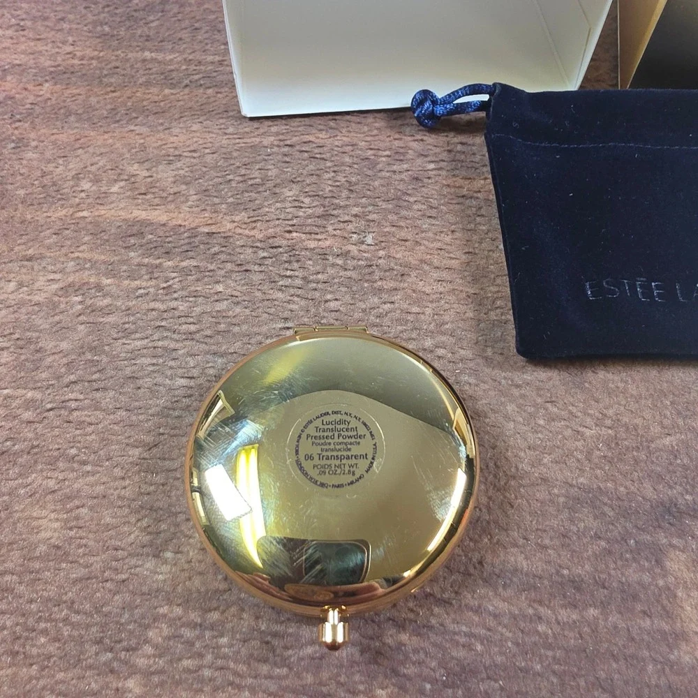 Estee Lauder Scorpio Zodiac Compact Women OS Gold Excellent Lucidity Powder
